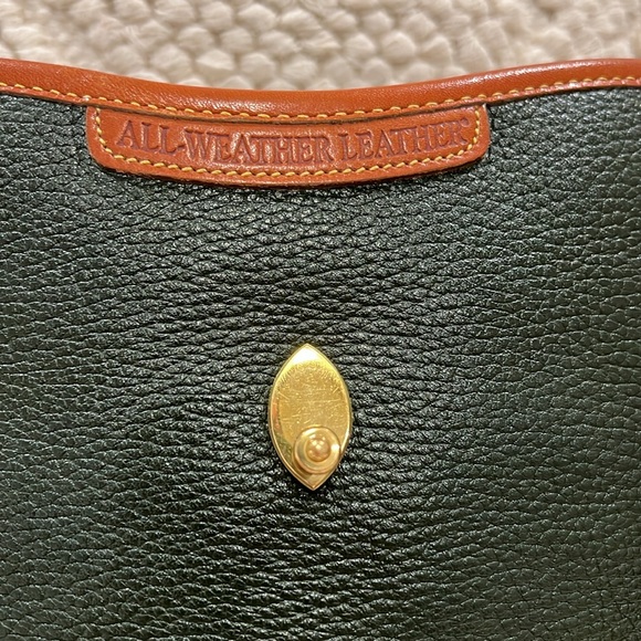 VTG Dooney & Bourke Green and Brown small Spectator Bag - Picture 5 of 16